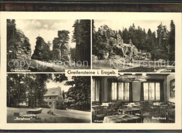 Greifensteine Erzgebirge Greifenstein Berggaststätte Felsformati