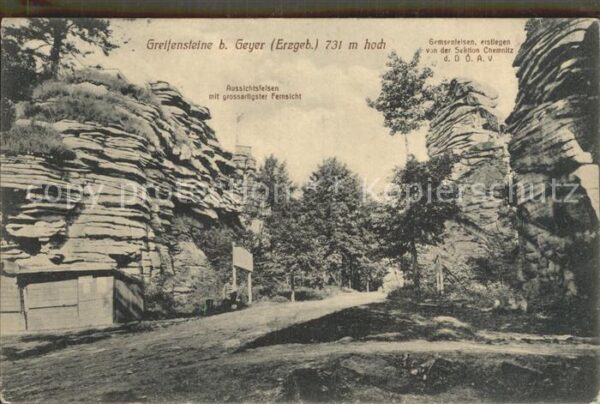Greifensteine Erzgebirge Felsformationen Aussichtsfelsen