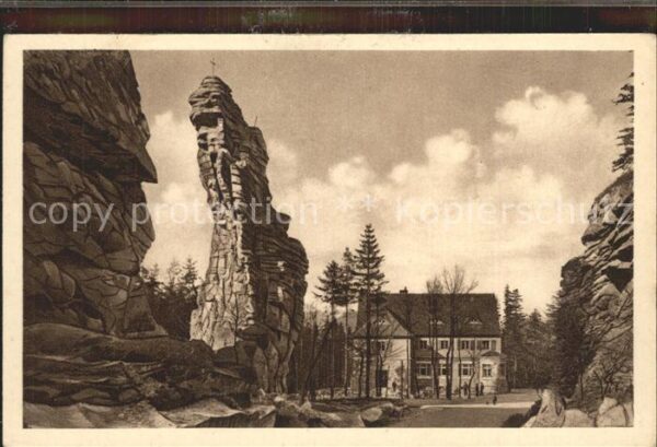 Greifensteine Erzgebirge Greifenstein Berghaus Felsformationen K