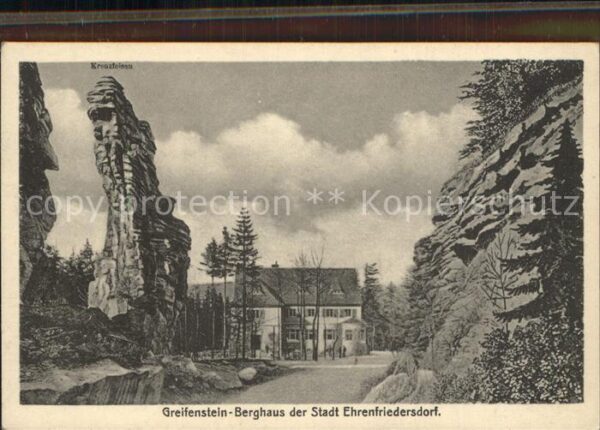 Greifensteine Erzgebirge Greifenstein Berghaus Felsformationen