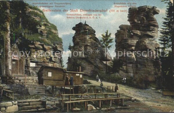 Greifensteine Erzgebirge Greifenstein Berghaus Felsformationen