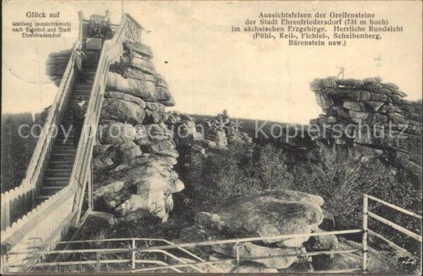 Greifensteine Erzgebirge Aussichtsfelsen Felsformationen