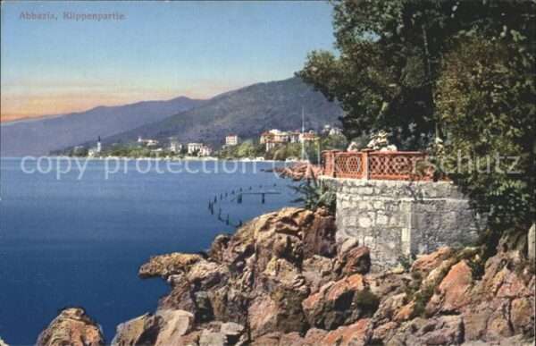 Opatija Abbazia Klippenpartie