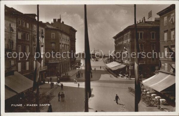 Fiume Rijeka Piazza Dante