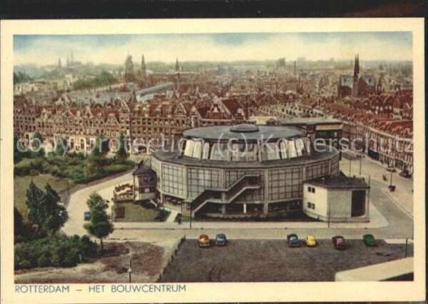 Rotterdam Het Bouwcentrum Autos Stadtpanorama