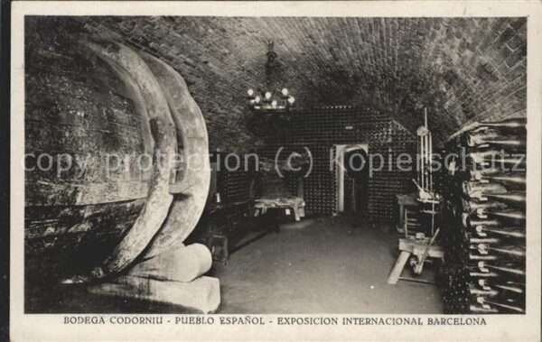 Barcelona Cataluna Bodega Codorniu Exposicion Internationa