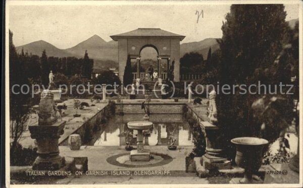 Irland Italien Gardens on Garnish Island Gleng