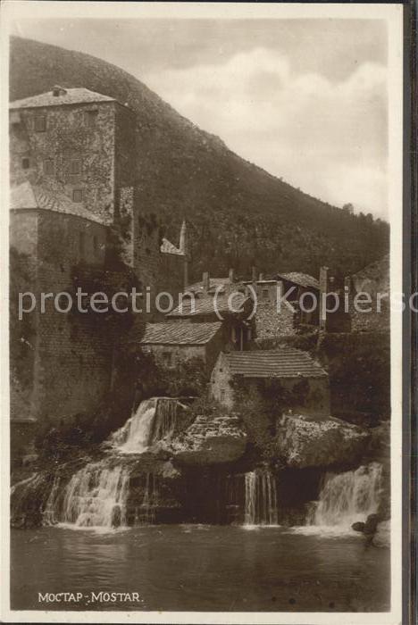 Mostar Moctap Burg am Felsen