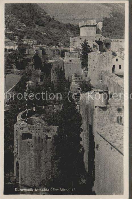 Dubrovnik Ragusa Minceta Burg