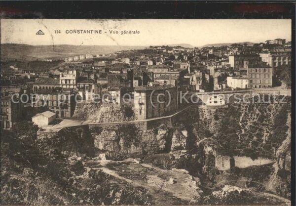 Constantine Algerien Vue generale