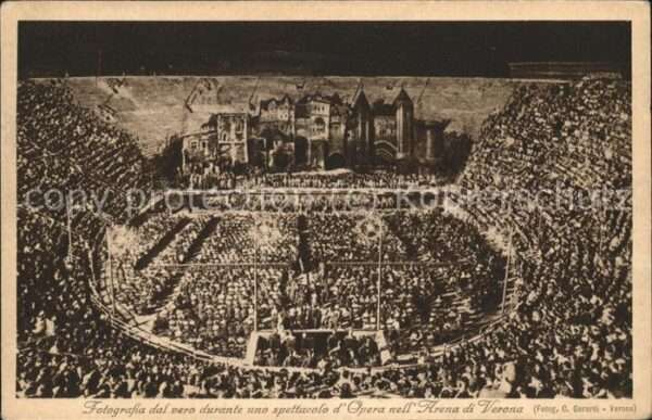 Verona Veneto Spettacolo d`Opera Theater Arena