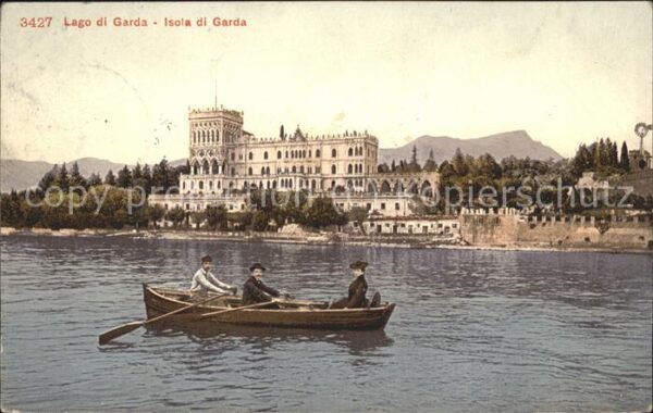 Lago di Garda Isola di Garda See Hotel Ruderboot