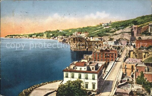 Napoli Neapel Panorama am Meer