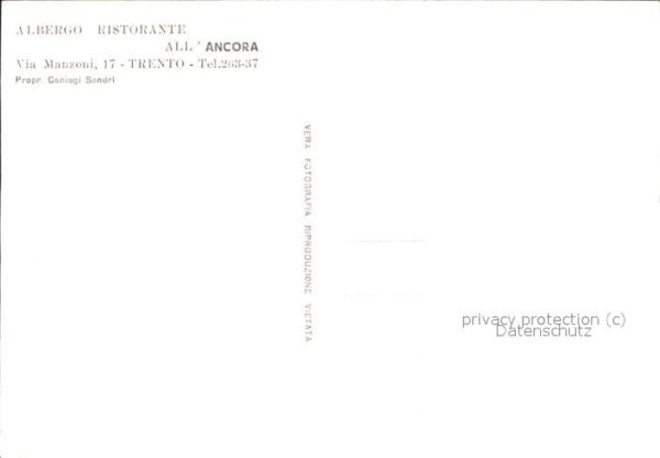 Trento Albergo AlL_Ancora Via Manzoni – Bild 2