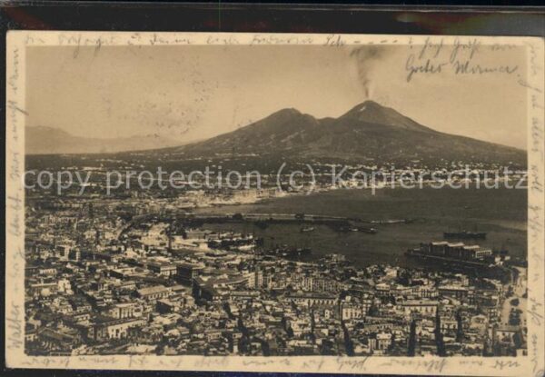 Napoli Neapel Panorama am Meer