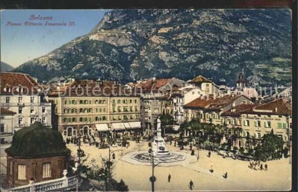 Bolzano Piazza Vittorio Emanuele