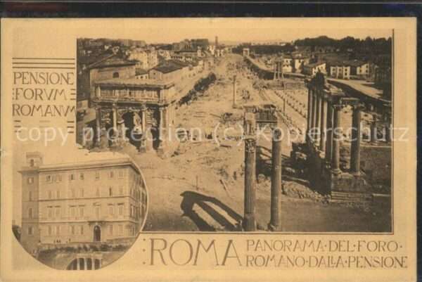 Rom Roma Panorama del Foro Romanao