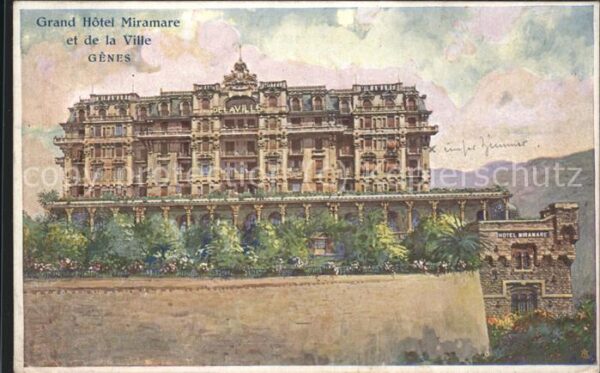 Genova Genua Liguria Grand Hotel Miramare
