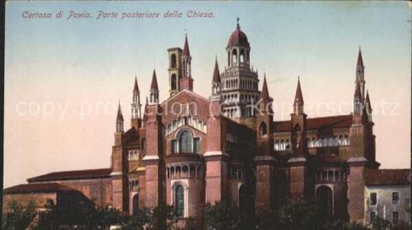 Pavia Parte posteriore della Chiesa