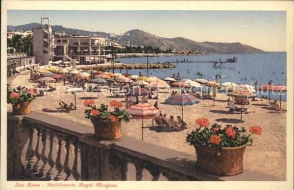 San Remo Bagni Morgana Strand Baden