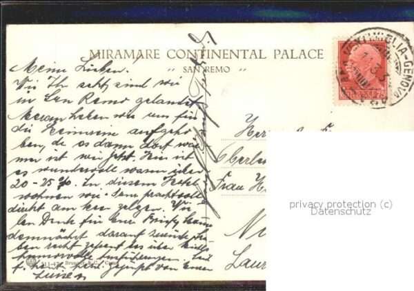 San Remo Miramare Contineantal Palace – Bild 2