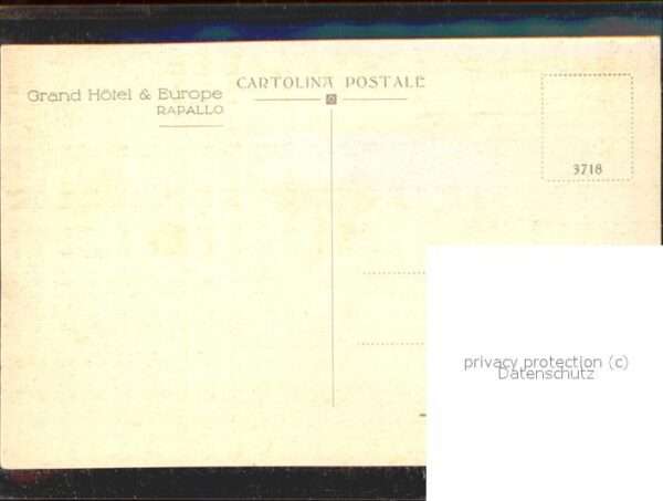 Rapallo Grand-Hotel Segelboote – Bild 2