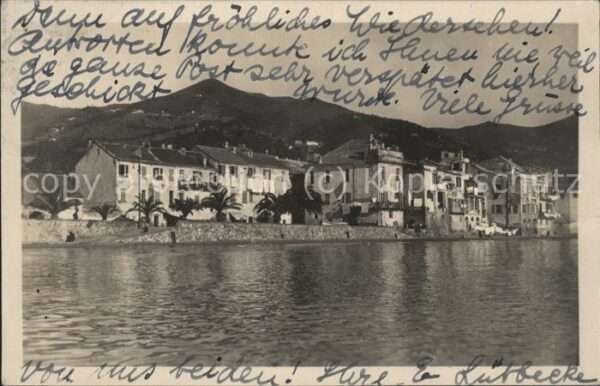 Italien Italia Italy Panorama am Meer