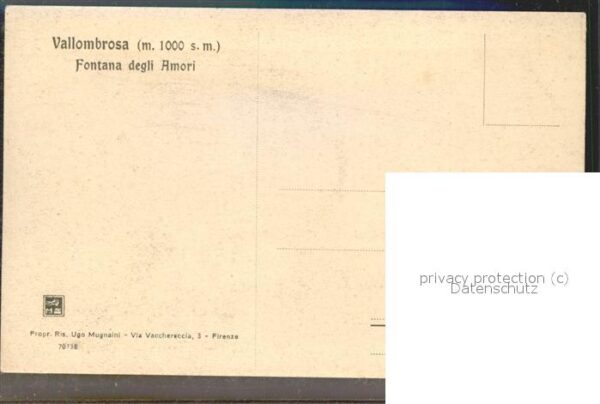 Italien Italia Italy Vallomborsa Fontana degli Amori – Bild 2