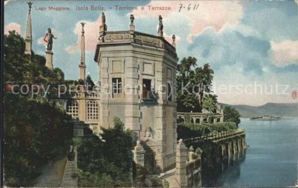 Isola Bella Lago Maggiore Torrione e Terrazze