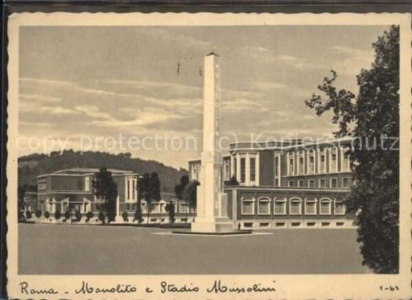 Rom Roma Platz mit Obelisk
