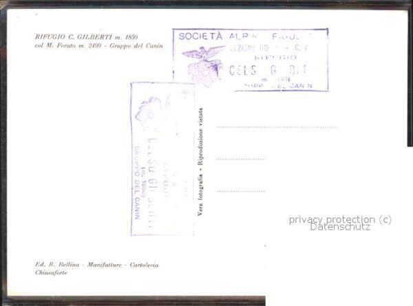 Italien Italia Italy Rifugio C. Gilberti Gruppo del Canin – Bild 2