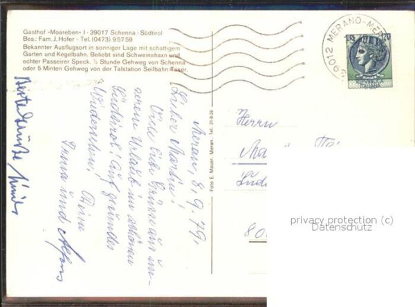 Schenna Meran Gasthof Moareben – Bild 2