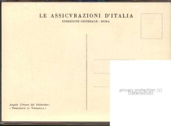 Italien Italia Italy Künstlerkarte Frauen am Webstuh – Bild 2