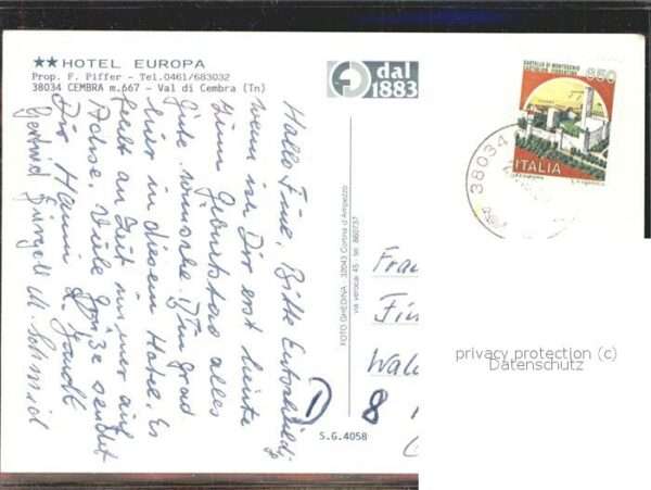 Cembra Italien Hotel Europa – Bild 2