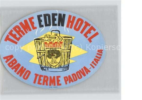 Padova Terme Eden Hotel Abano Terme Werbemarke