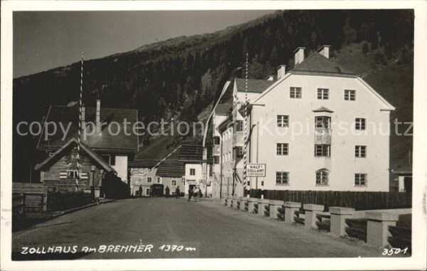 Zoll Grenze Douane Grenze Zollhaus Brenner