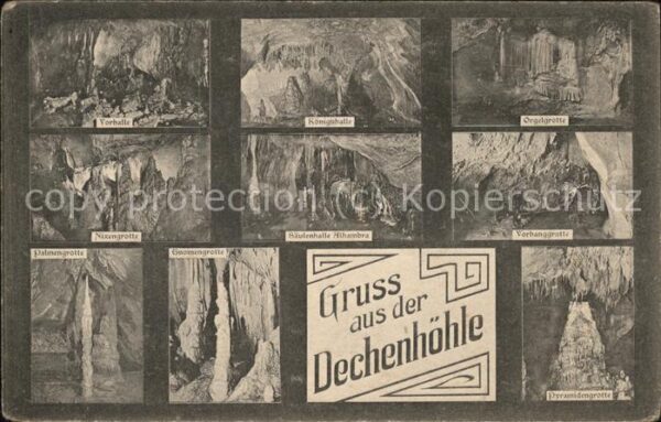 Hoehlen Caves Grottes Dechenhöhle Königshalle Vorhalle