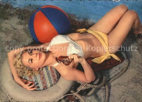 Bademode Ball Frau Bikini Sonnenbrille