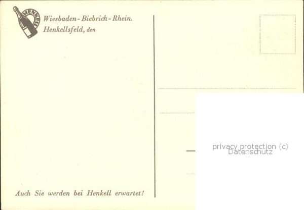 Alkohol Sektkellerei Henkell & Co. Emfpangshall – Bild 2