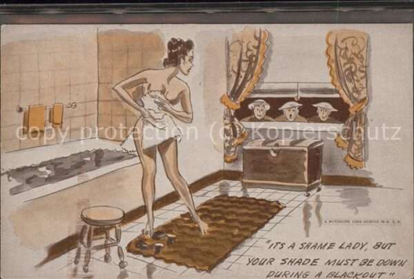 Soldatenleben Humor Badezimmer Frau