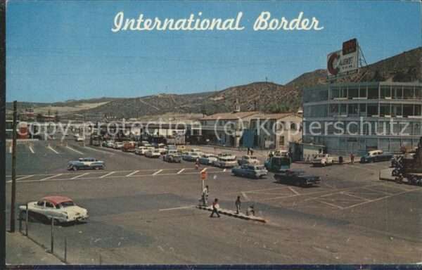Grenze Douane Zoll International Border USA Mexico Tijuana