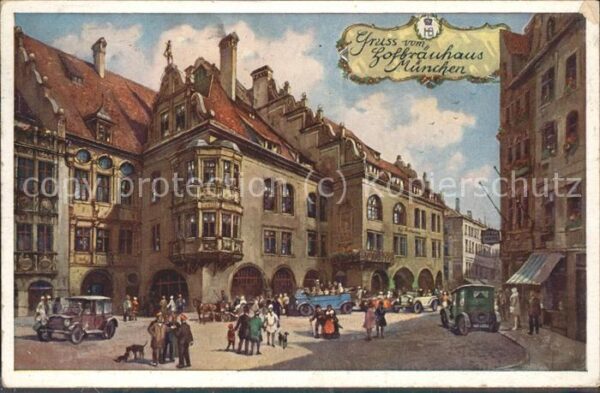 Hofbraeuhaus Muenchen Bier Vorplatz München