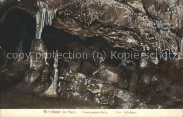 Hoehlen Caves Grottes Rübeland Harz Baumannshöhle der Wächter