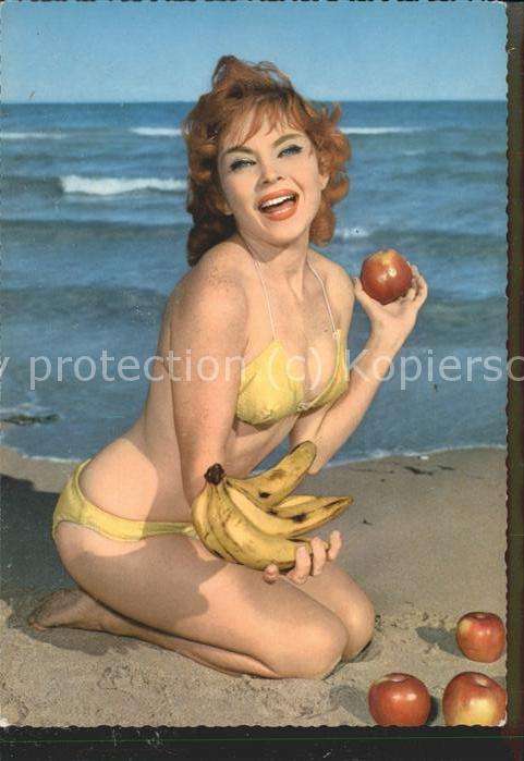 Bademode Obst Frau Meer Bikini