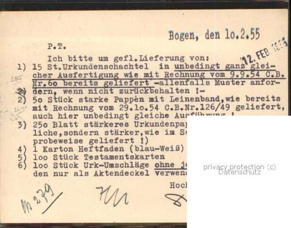 Berufe Notar Dr. Karl Stuchel Werbung – Bild 2