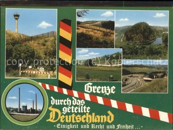 Zoll Grenze Douane Grenze geteiltes Deutschland Rudolphste