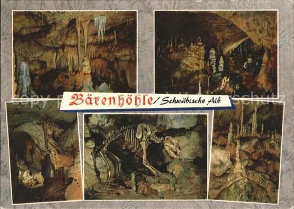 Hoehlen Caves Grottes Schwäbische Alb Bärenhöhle