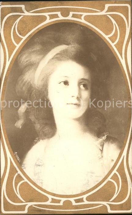 Mode Frau Frisur