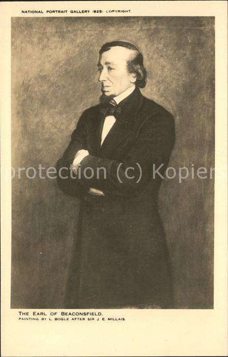 Adel England Earl of Beaconsfield National Portrait