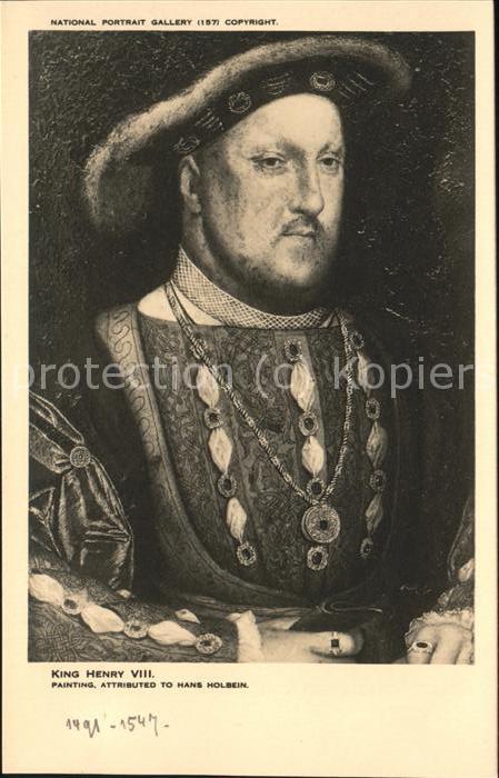 Adel England King Henry VIII. National Portrait Gall